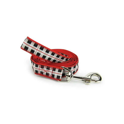vintage plaid dog leash