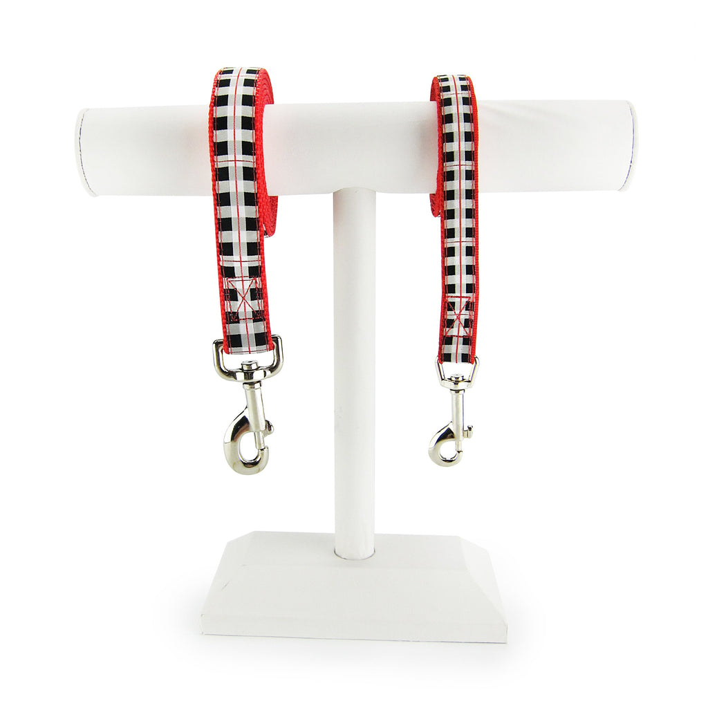 vintage plaid dog leash