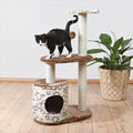Casta Cat Tree - Brown & Beige Circles - Cargo's Cargo