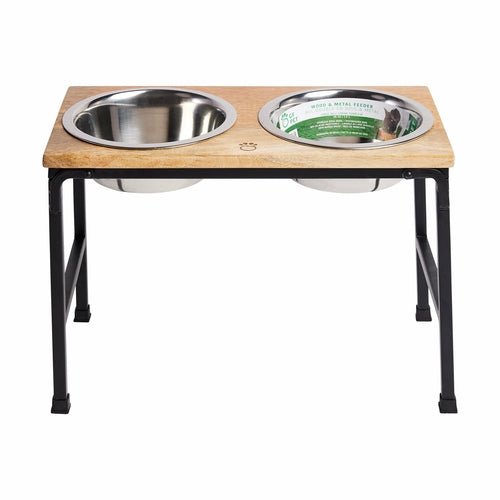 Elevated Bowls - Wood & Metal - Cargo's Cargo