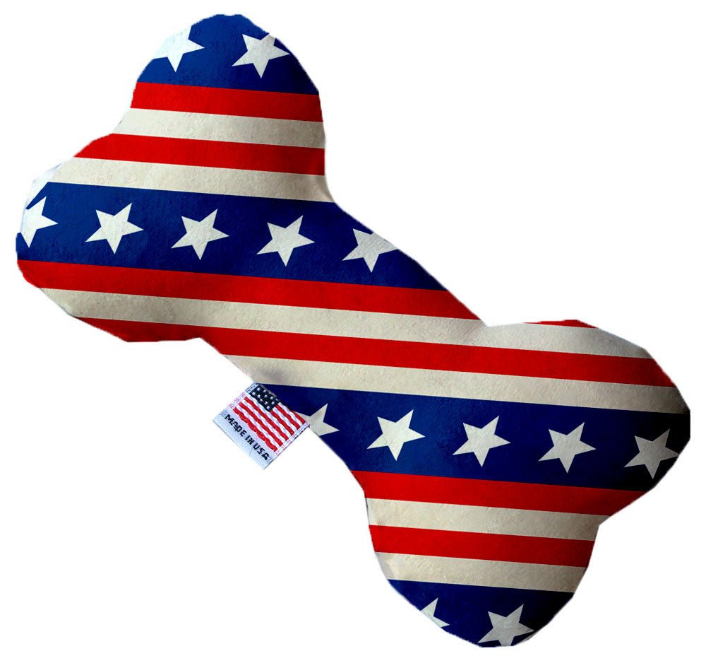 Mirage Pet 1141-TYBN8 8 in. Stars & Stripes Bone Dog Toy - Cargo's Cargo