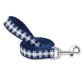 Quality Dog Leash -Picnic Plaid (Navy) - Cargo's Cargo