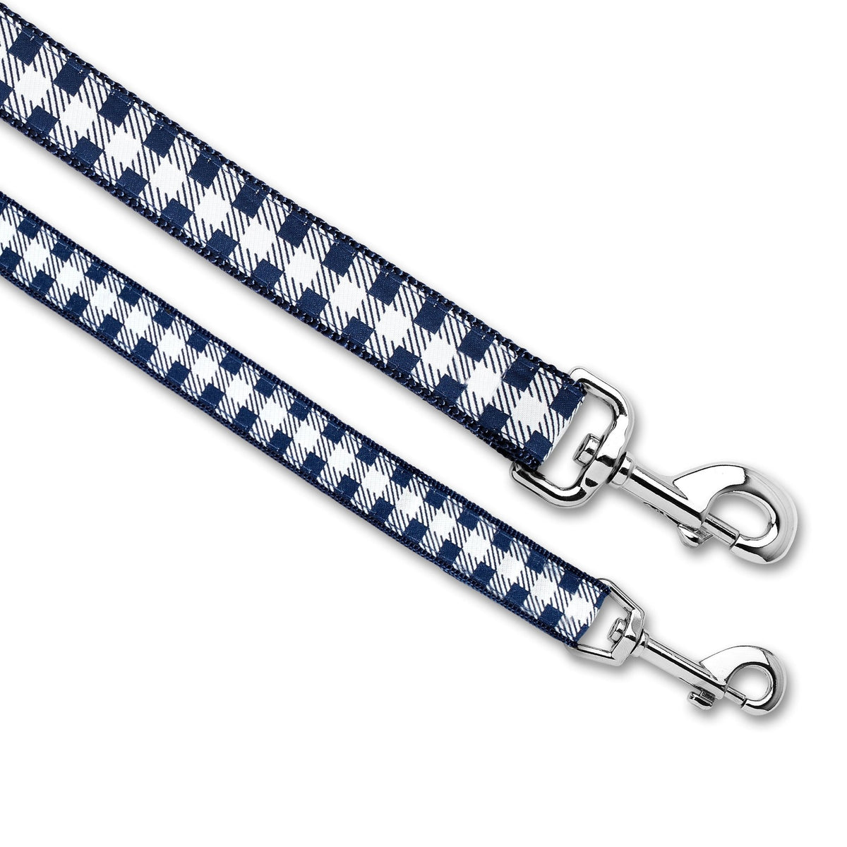 Quality Dog Leash -Picnic Plaid (Navy) - Cargo's Cargo