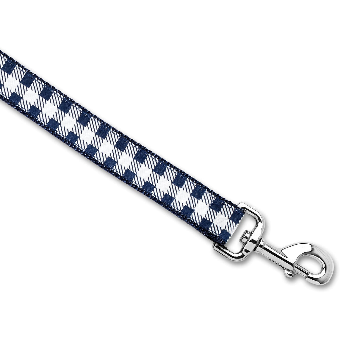 Quality Dog Leash -Picnic Plaid (Navy) - Cargo's Cargo