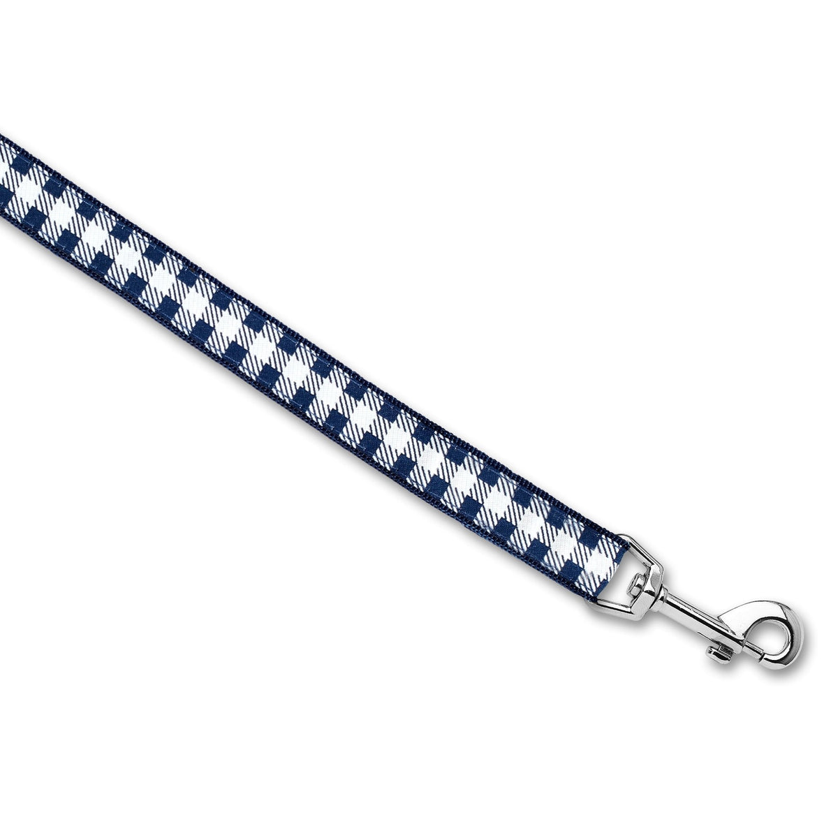 Quality Dog Leash -Picnic Plaid (Navy) - Cargo's Cargo