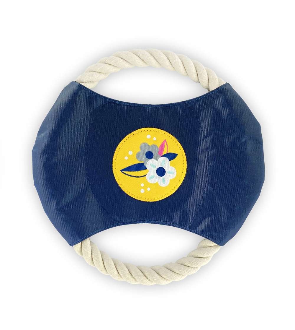 Rope Disc Toy - Flower - Cargo's Cargo